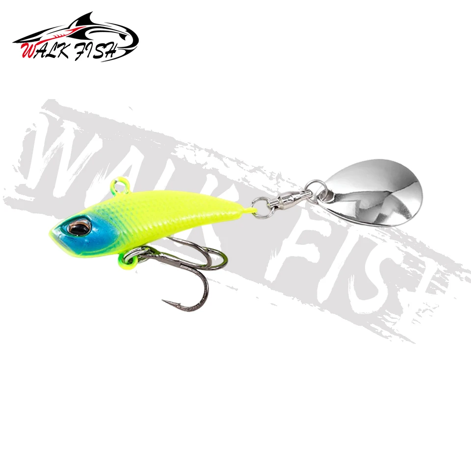 WALK FISH 7g 11g 15g 21g Spinner Bait Metal VIB Fishing Lure Rotating Tail Vibration Sequins Japan Wobbler Trolling Bait Pesca WALK FISH 7g 11g 15g 21g Spinner Bait Metal VIB Fishing Lure Rotating Tail Vibration Sequins Japan Wobbler Trolling Bait Pesca