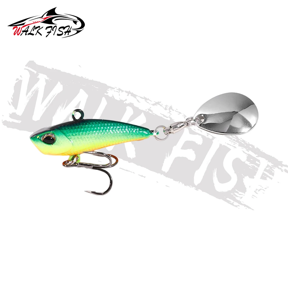WALK FISH 7g 11g 15g 21g Spinner Bait Metal VIB Fishing Lure Rotating Tail Vibration Sequins Japan Wobbler Trolling Bait Pesca WALK FISH 7g 11g 15g 21g Spinner Bait Metal VIB Fishing Lure Rotating Tail Vibration Sequins Japan Wobbler Trolling Bait Pesca