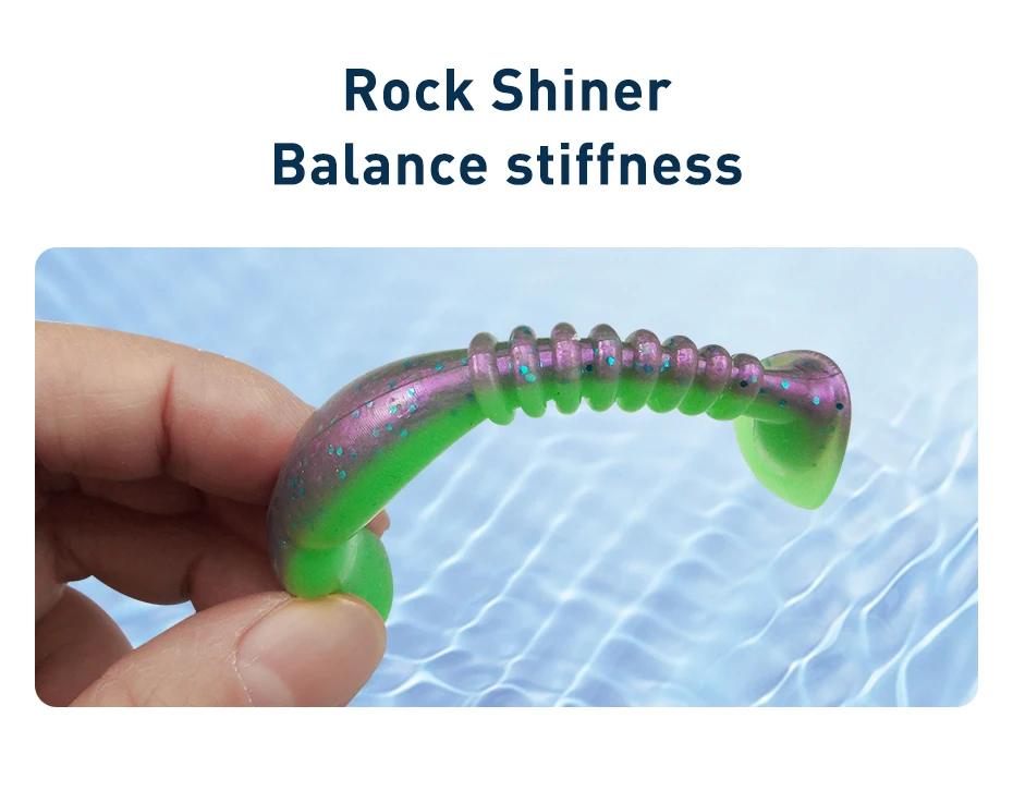 ESFISHING Artificial bait Fishing Lures Rockviber Shad 50mm 95mm 115mm 150mm Rock Shiner Soft Baits pike trout fishing pesca ESFISHING Artificial bait Fishing Lures Rockviber Shad 50mm 95mm 115mm 150mm Rock Shiner Soft Baits pike trout fishing pesca