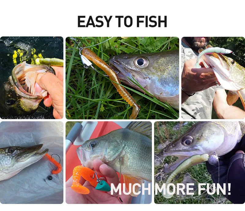 ESFISHING Artificial bait Fishing Lures Rockviber Shad 50mm 95mm 115mm 150mm Rock Shiner Soft Baits pike trout fishing pesca ESFISHING Artificial bait Fishing Lures Rockviber Shad 50mm 95mm 115mm 150mm Rock Shiner Soft Baits pike trout fishing pesca