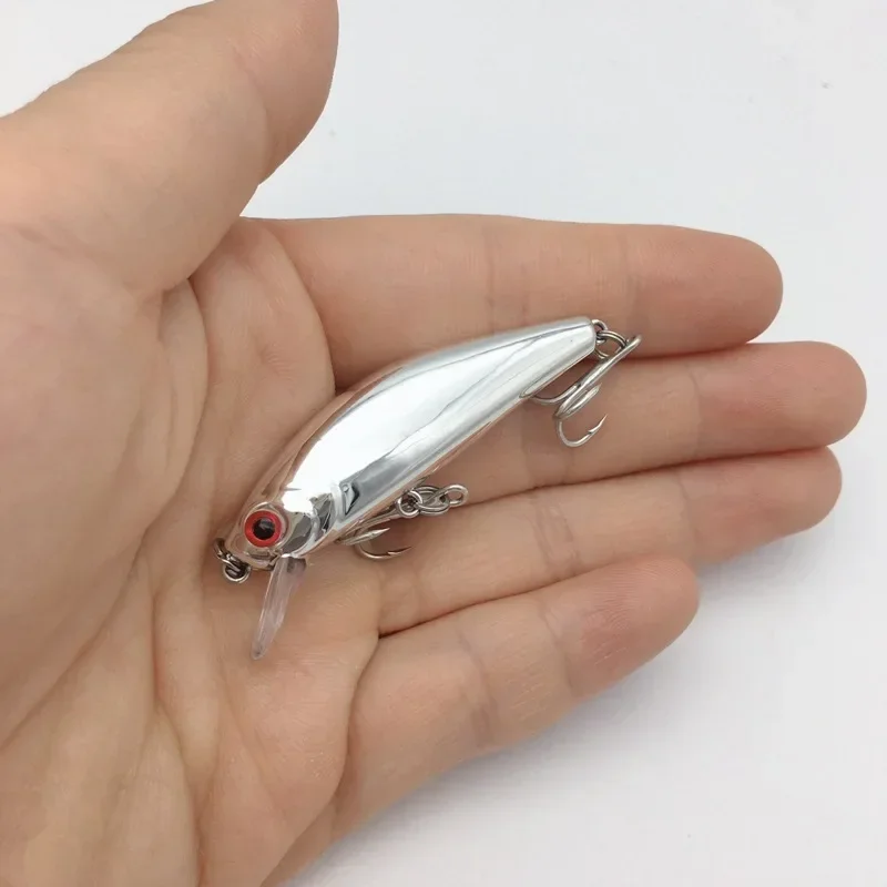 1pcs 5.5cm/6.5g Mini Laser Hard Minnow Sinking Bait Wobbler Jerkbait Crank Fishing Lures Hook Bass Pesca Fresh Saltwater Tackle 1pcs 5.5cm/6.5g Mini Laser Hard Minnow Sinking Bait Wobbler Jerkbait Crank Fishing Lures Hook Bass Pesca Fresh Saltwater Tackle