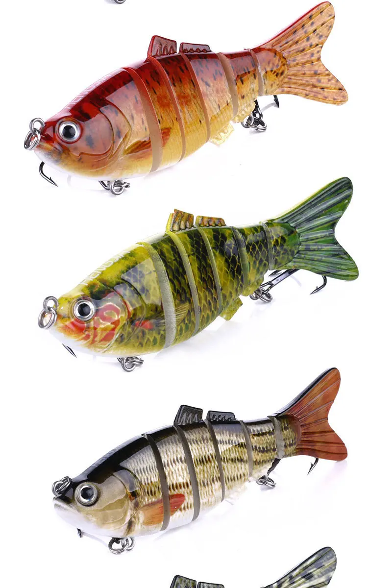 6 Segment Multi Jointed Fishing Lure Sinking 10cm/17.5g Swimbait Artificial Wobblers Crankbait Hard Bait Pesca Tackle 5/3/1Pcs 6 Segment Multi Jointed Fishing Lure Sinking 10cm/17.5g Swimbait Artificial Wobblers Crankbait Hard Bait Pesca Tackle 5/3/1Pcs