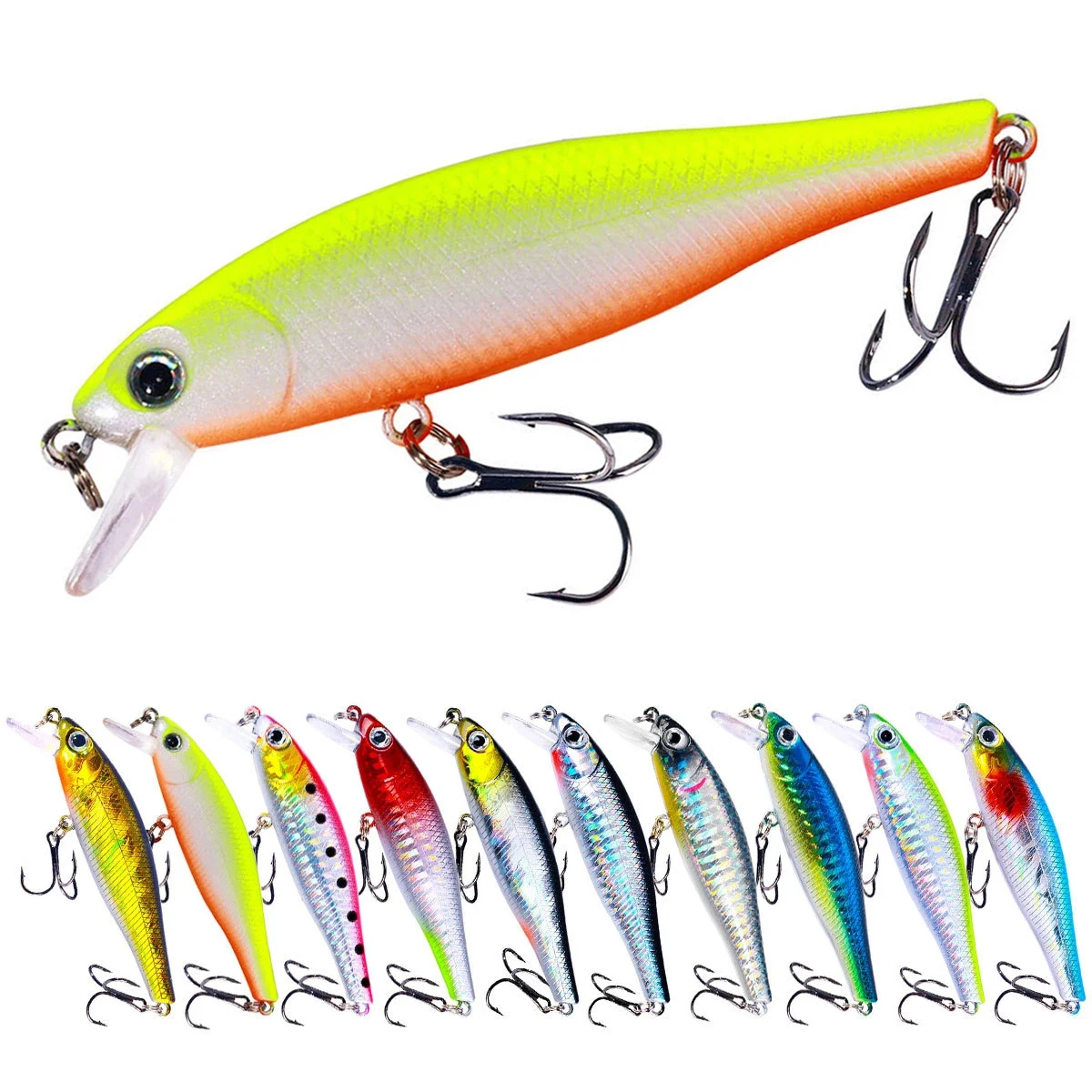 Minnow Crank Wobbler Jerkbait Fishing Lure 8.8Cm 9G Isca Artificial Carkbait Swimbait Tackle for Bass Pike Carp Minnow Crank Wobbler Jerkbait Fishing Lure 8.8Cm 9G Isca Artificial Carkbait Swimbait Tackle for Bass Pike Carp