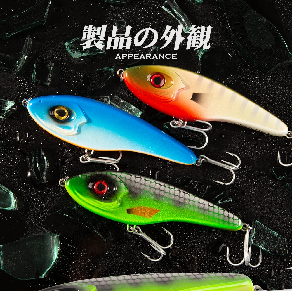 Hunthouse Jerkbait Fishing Lure Loud Sound Pencil Baits Pike Lure Slow Sinking Artificial 115mm145mm Wobblers Pesca Leurre Perch Hunthouse Jerkbait Fishing Lure Loud Sound Pencil Baits Pike Lure Slow Sinking Artificial 115mm145mm Wobblers Pesca Leurre Perch