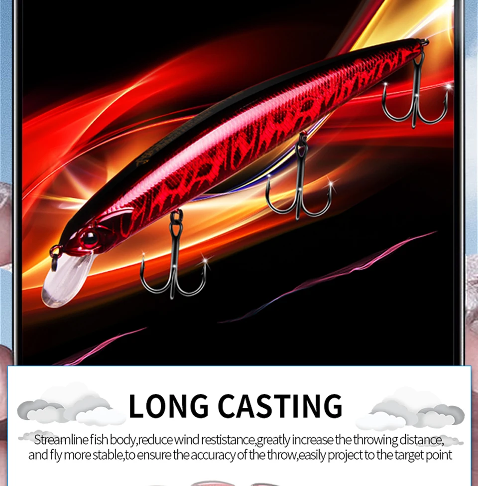 BEARKING 13cm 21g SP depth1.8m Top fishing lures Wobbler hard bait quality professional minnow for fishing tackle BEARKING 13cm 21g SP depth1.8m Top fishing lures Wobbler hard bait quality professional minnow for fishing tackle