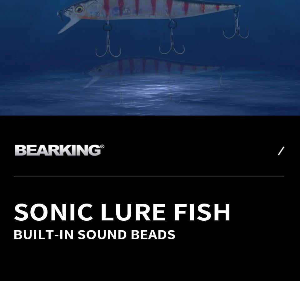 BEARKING 9.8cm 10g SP dive 2.1m professional Minnow Wobbler fishing lures quality jerkbaits Artificial Bait Predator tackles BEARKING 9.8cm 10g SP dive 2.1m professional Minnow Wobbler fishing lures quality jerkbaits Artificial Bait Predator tackles