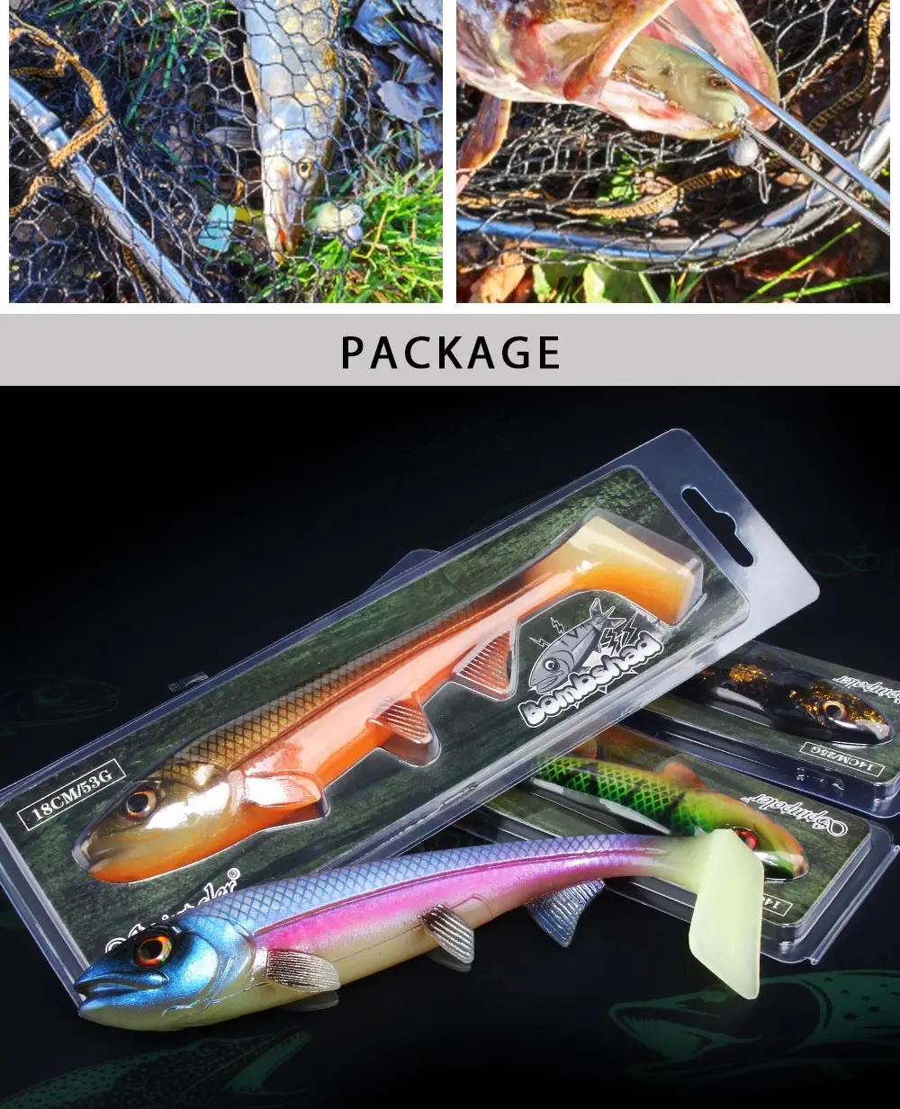 Spinpoler Bombshad Square Tail Swimbait Shad Pike Lures 14cm 18cm Printing Silicone Artificial For Big Catch Sea Fishing Wobbler Spinpoler Bombshad Square Tail Swimbait Shad Pike Lures 14cm 18cm Printing Silicone Artificial For Big Catch Sea Fishing Wobbler