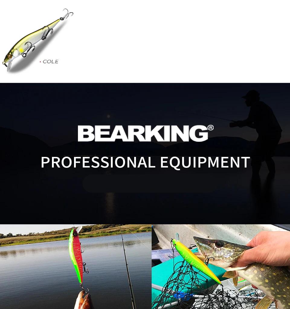 Bearking M98 Jerkbait
BEARKING 9.8cm 10g SP dive 2.1m professional Minnow Wobbler fishing lures quality jerkbaits Artificial Bait Predator tackles