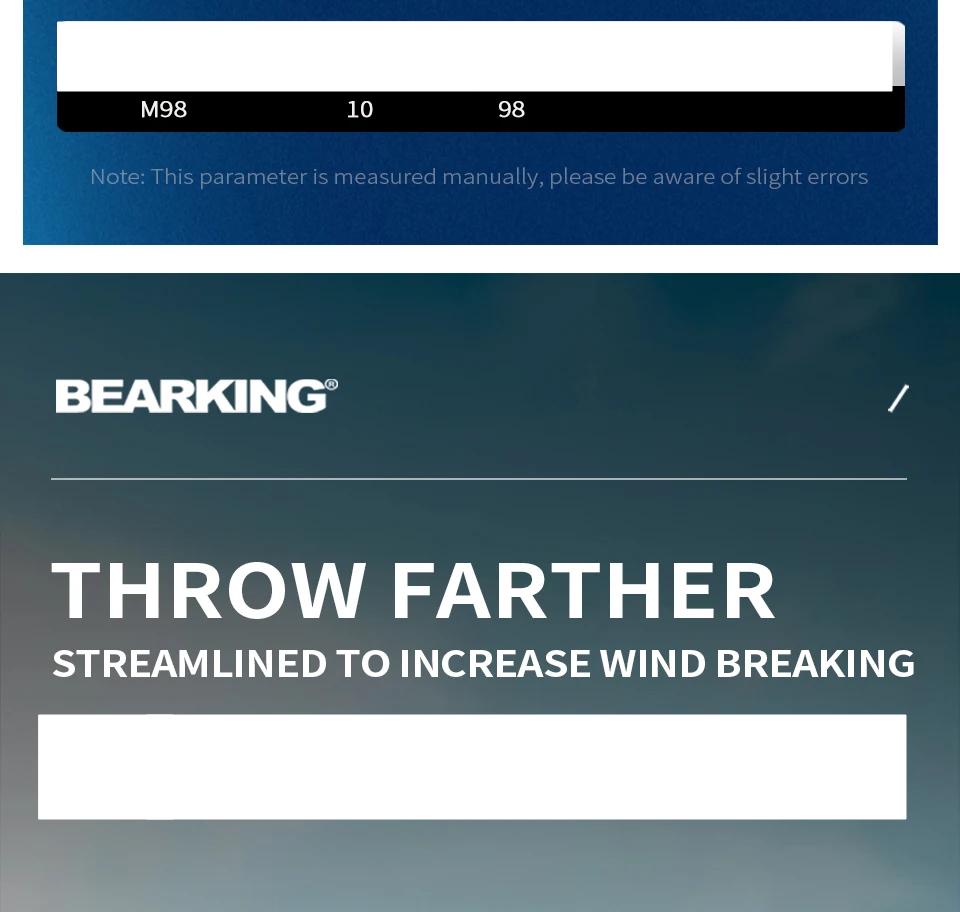 Bearking M98 Jerkbait
BEARKING 9.8cm 10g SP dive 2.1m professional Minnow Wobbler fishing lures quality jerkbaits Artificial Bait Predator tackles